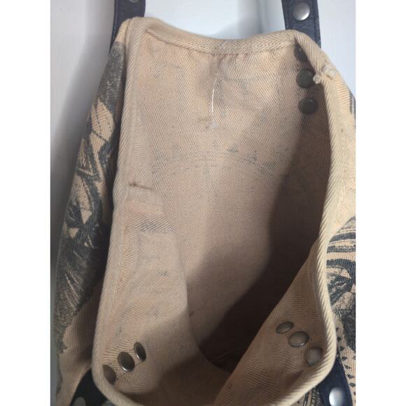 Free people rustic compass jute studded handle bag - Picture 7 of 14